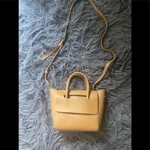 Tan color crossbody bag